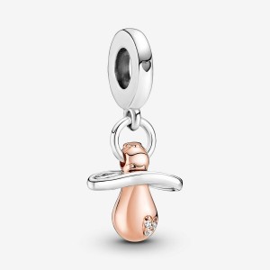 Pandora Baby Pacifier Dangle Charm Mehrfarbig | 156ZMXHSA