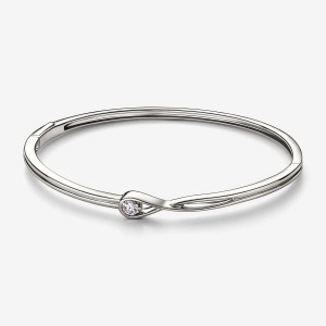 Pandora Bangle 0.25 carat tw 14k White Gold Weiß Gold | 164TCDAJQ