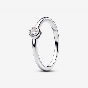 Pandora Bezel Ring 0.15 carat tw Sterling Silver Silber | 812SFTZRA