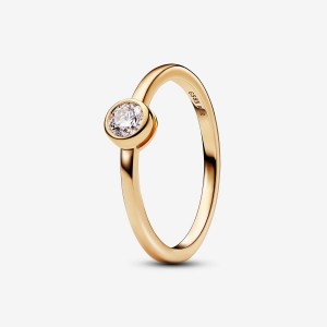 Pandora Bezel Ring 0.25 carat tw 14k Gold Gold | 845IRGQEP