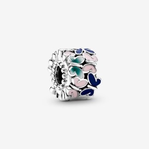 Pandora Butterflies Clip Charm Silber | 958AEJNUT