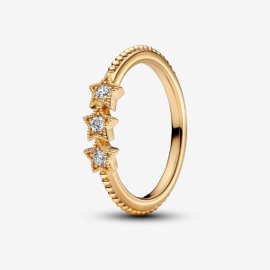 Pandora Celestial Stars Ring Gold | 972VDLYPE