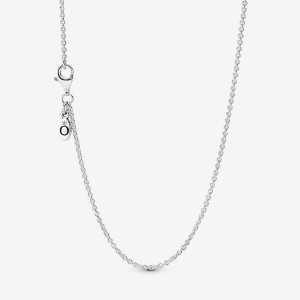Pandora Classic Cable Chain Necklace Silber | 638FSAYWM