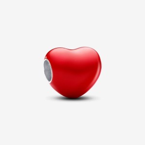 Pandora Colour-changing Hidden Message Heart Charm Silber | 742IXHQGU