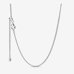 Pandora Curb Chain Necklace Silber | 208BWDPSJ