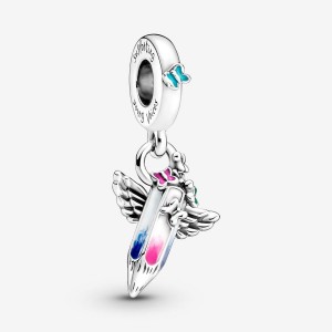 Pandora Dreams Of The Future Crayon Dangle Charm Silber | 493NOPHUT