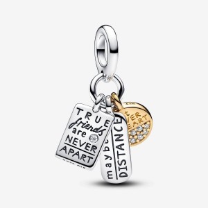 Pandora Friendship Triple Dangle Charm Mehrfarbig | 940FHBTKQ