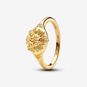 Pandora Game of Thrones Lannister Lion Ring Gold | 236THSNCM