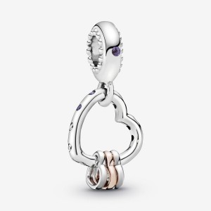 Pandora Heart Full of Hearts Dangle Charm Mehrfarbig | 483CANZRE