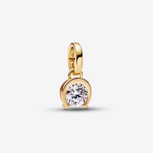 Pandora Horseshoe Pendant 0.25 carat tw 14k Gold Gold | 079FNKGLB