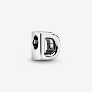Pandora Letter D Alphabet Charm Silber | 036JLGXVA