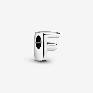 Pandora Letter F Alphabet Charm Silber | 749SVRIET
