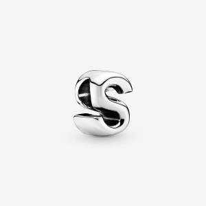 Pandora Letter S Alphabet Charm Silber | 912ULGCXM