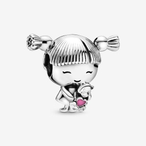 Pandora Little Girl Charm Silber | 124GADMZV
