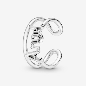 Pandora ME Angel Open Ring Silber | 457UMSEIT
