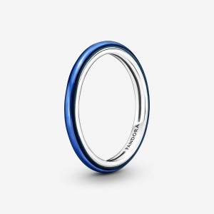 Pandora ME Electric Blue Ring Silber | 724RVOUQC