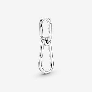 Pandora ME Hoop Link Earring Silber | 713BFTAGP