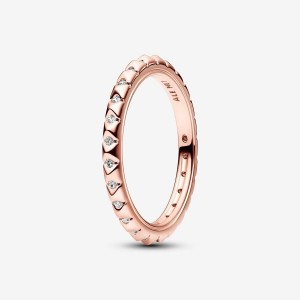 Pandora ME Pyramids Ring Rosa Gold | 517PATOSI