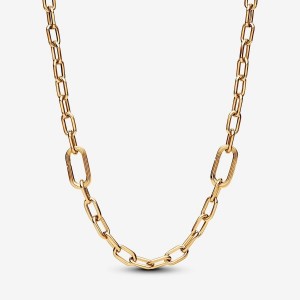 Pandora ME Small-Link Chain Necklace Gold | 829UVEJLW
