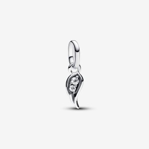 Pandora ME Sparkling Angel Wing Mini Dangle Charm Silber | 452NVIZCB