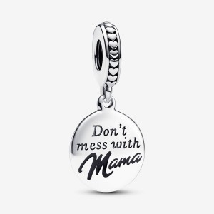 Pandora Mama Engravable Dangle Charm Silber | 691PRXJAZ
