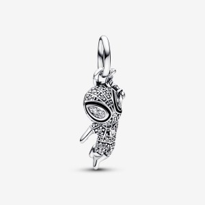 Pandora Marvel Spider-Man Pave Pendant Silber | 495VHEZOW