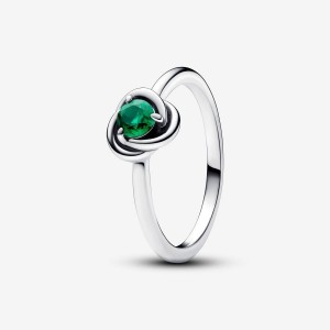 Pandora May Royal Green Eternity Circle Ring Silber | 847CLHORI