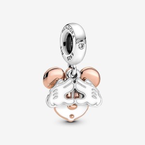 Pandora Mickey Mouse Double Dangle Charm Mehrfarbig | 439BDMVPJ