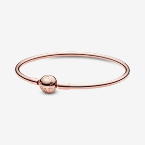 Pandora Moments Bangle Rosa Gold | 319ECGOMK