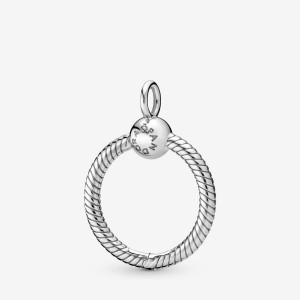 Pandora Moments Small O Pendant Silber | 792GBDLNT