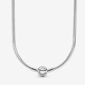 Pandora Moments Snake Chain Necklace Silber | 476CVDRUZ