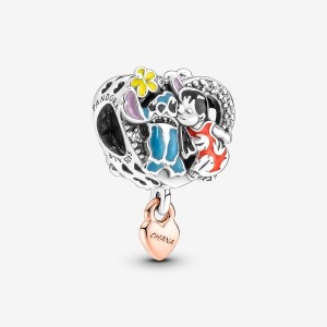 Pandora Ohana Lilo & Stitch Inspired Charm Mehrfarbig | 574JGFPMV