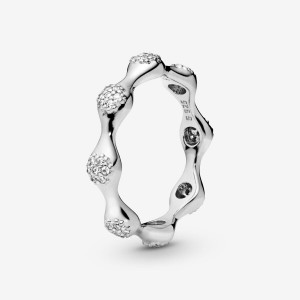 Pandora Pave Modern LovePods Ring - FINAL SALE Silber | 463ZWORXD
