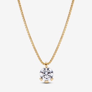 Pandora Pendant Necklace 1.00 carat tw 14k Gold Gold | 382PJQHDE