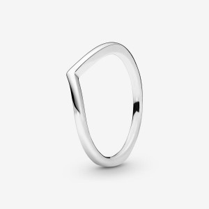 Pandora Polished Wishbone Ring Mehrfarbig | 965QSLDHI