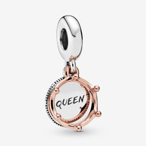 Pandora Queen & Regal Crown Dangle Charm Mehrfarbig | 914HIBFQN