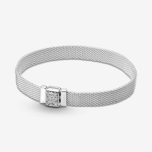 Pandora Reflexions Sparkling Clasp Bracelet Silber | 924SWNHAY