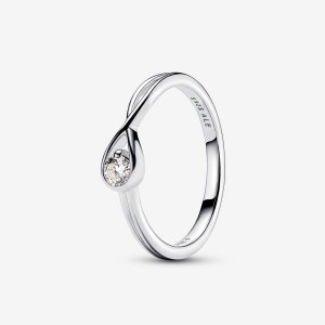 Pandora Ring 0.15 carat tw Sterling Silver Silber | 891OYBKCU
