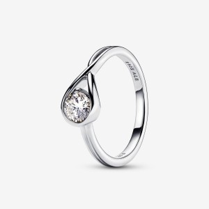 Pandora Ring 0.50 carat tw Sterling Silver Silber | 469JNVSCB