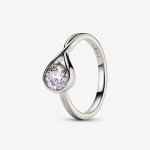 Pandora Ring 0.75 carat tw 14k White Gold Weiß Gold | 849SANUIK