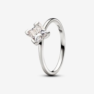 Pandora Ring 1.00 carat tw 14k White Gold Weiß Gold | 712QVOHJR