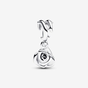 Pandora Rose in Bloom Dangle Charm Silber | 392GUDLFX
