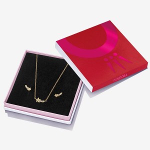 Pandora Shooting Star Pave Jewelry Gift Set Mehrfarbig | 973AWRVEF