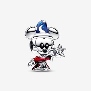 Pandora Sorcerer Apprentice Mickey Charm Silber | 542JULETQ