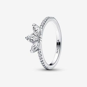 Pandora Sparkling Herbarium Cluster Ring Silber | 614HXRDZL