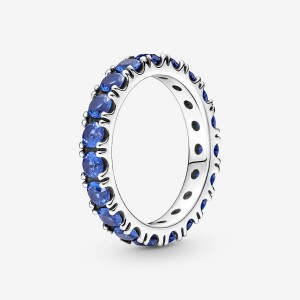 Pandora Sparkling Row Eternity Ring Silber | 527QHNWJL
