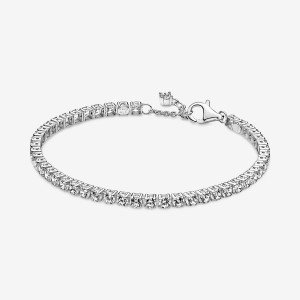 Pandora Sparkling Tennis Bracelet Silber | 507RGSFJK