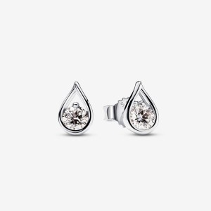 Pandora Stud Earrings 0.20 carat tw Sterling Silver Silber | 034QMSTEN
