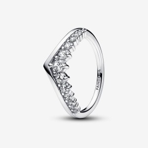 Pandora Timeless Wish Floating Pave Ring Silber | 698RDSBTC
