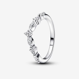 Pandora Timeless Wish Sparkling Alternating Ring Silber | 298JHSKIL